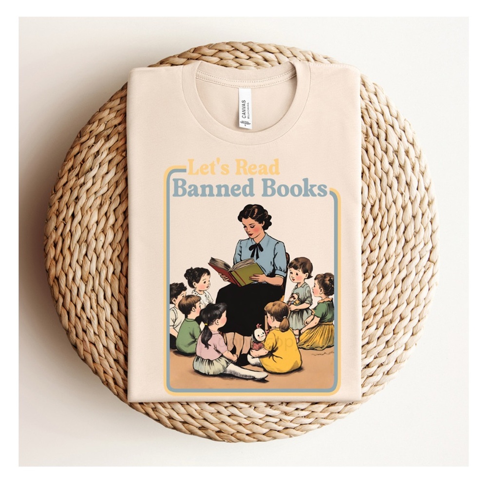 Let’s Read Banned Books Shirt - Picture 3 of 5